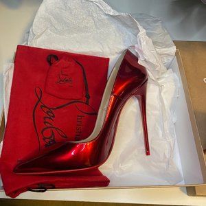 Christian Louboutin So Kate 120 Metallic Red